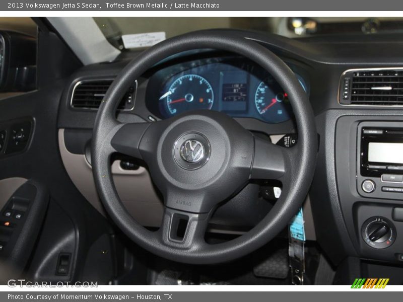 Toffee Brown Metallic / Latte Macchiato 2013 Volkswagen Jetta S Sedan