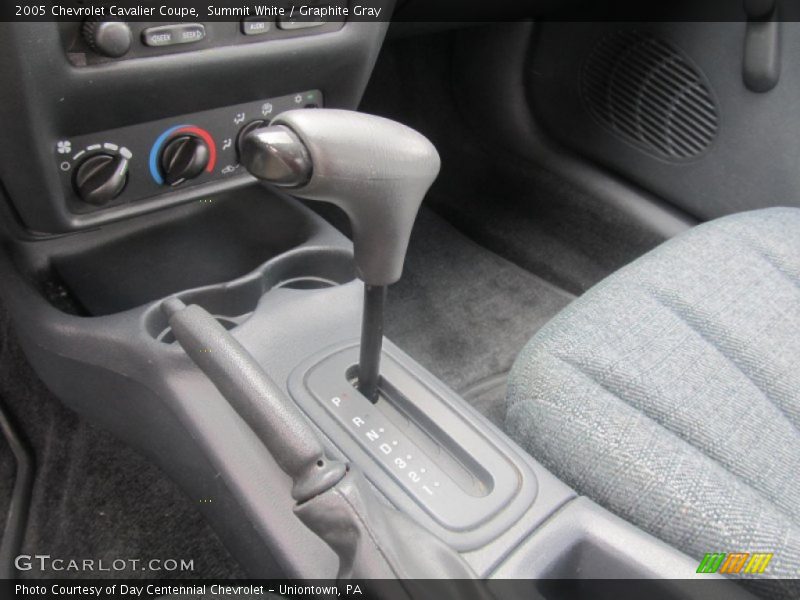 Summit White / Graphite Gray 2005 Chevrolet Cavalier Coupe