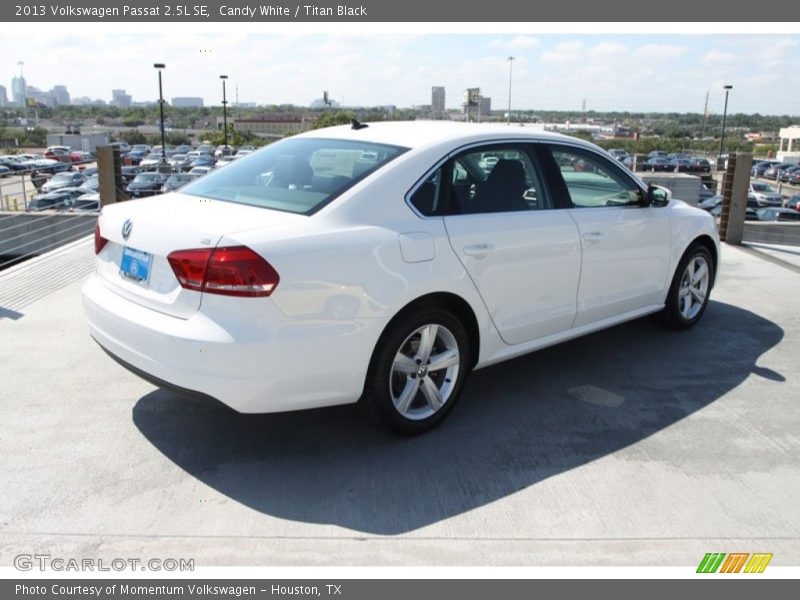 Candy White / Titan Black 2013 Volkswagen Passat 2.5L SE