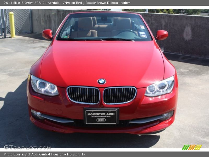 Crimson Red / Saddle Brown Dakota Leather 2011 BMW 3 Series 328i Convertible
