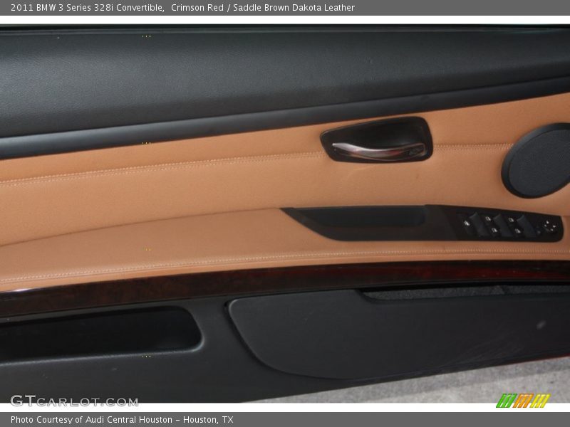 Crimson Red / Saddle Brown Dakota Leather 2011 BMW 3 Series 328i Convertible