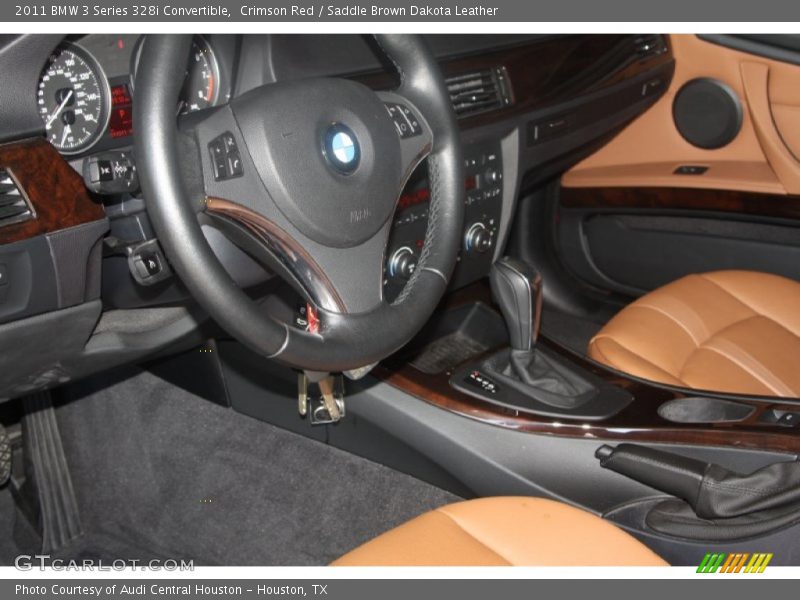 Crimson Red / Saddle Brown Dakota Leather 2011 BMW 3 Series 328i Convertible