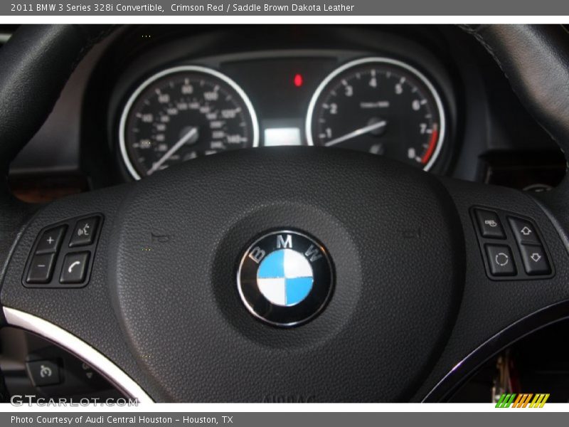 Crimson Red / Saddle Brown Dakota Leather 2011 BMW 3 Series 328i Convertible
