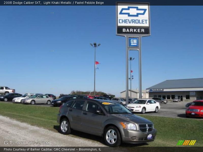 Light Khaki Metallic / Pastel Pebble Beige 2008 Dodge Caliber SXT