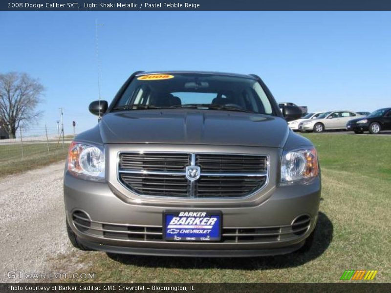 Light Khaki Metallic / Pastel Pebble Beige 2008 Dodge Caliber SXT