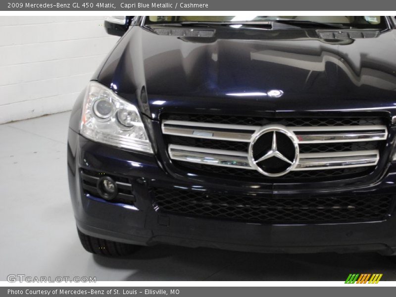 Capri Blue Metallic / Cashmere 2009 Mercedes-Benz GL 450 4Matic