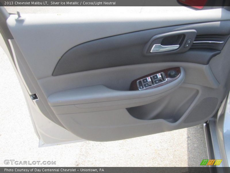 Silver Ice Metallic / Cocoa/Light Neutral 2013 Chevrolet Malibu LT