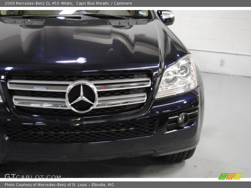 Capri Blue Metallic / Cashmere 2009 Mercedes-Benz GL 450 4Matic