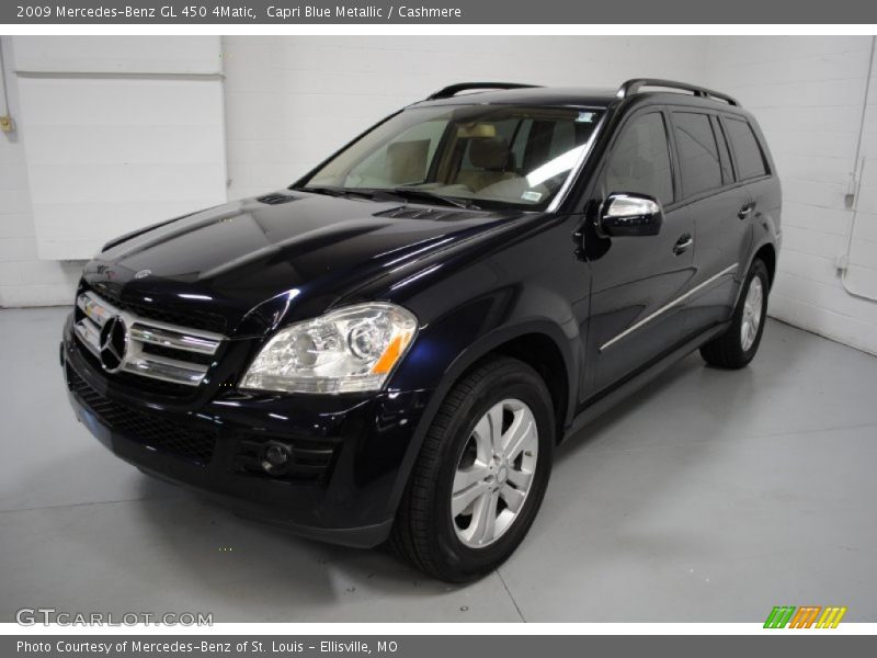 Capri Blue Metallic / Cashmere 2009 Mercedes-Benz GL 450 4Matic
