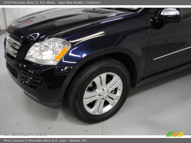 Capri Blue Metallic / Cashmere 2009 Mercedes-Benz GL 450 4Matic
