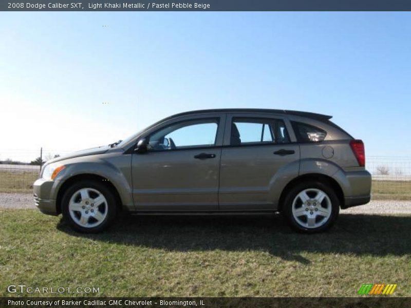Light Khaki Metallic / Pastel Pebble Beige 2008 Dodge Caliber SXT