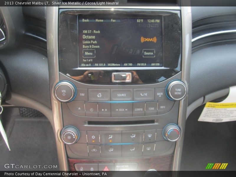 Silver Ice Metallic / Cocoa/Light Neutral 2013 Chevrolet Malibu LT