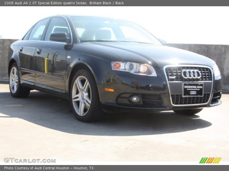 Brilliant Black / Black 2008 Audi A4 2.0T Special Edition quattro Sedan