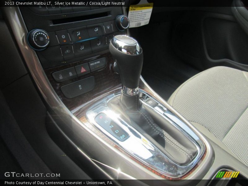 Silver Ice Metallic / Cocoa/Light Neutral 2013 Chevrolet Malibu LT