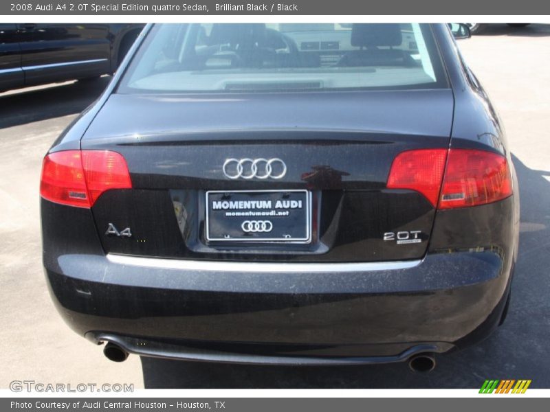 Brilliant Black / Black 2008 Audi A4 2.0T Special Edition quattro Sedan