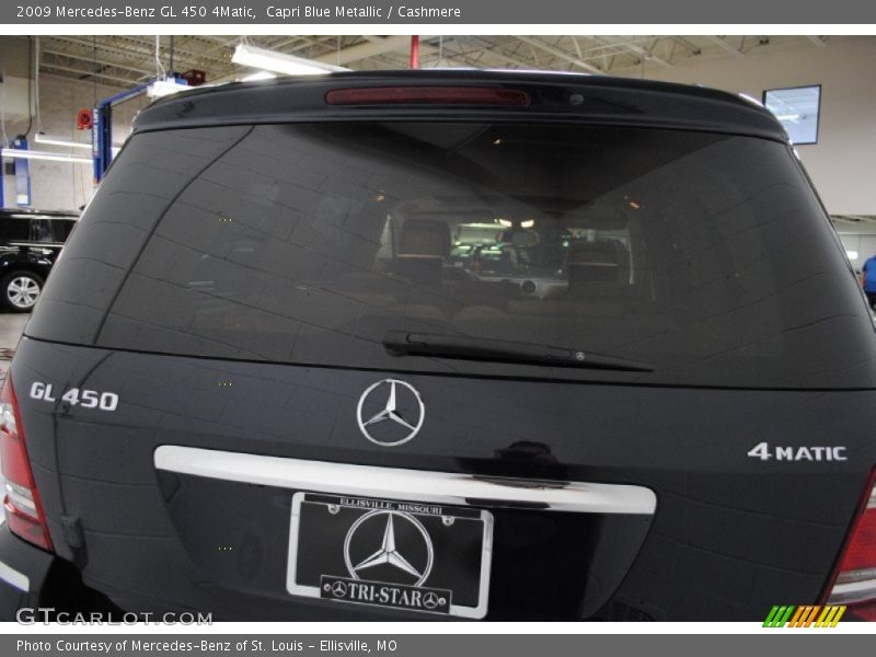 Capri Blue Metallic / Cashmere 2009 Mercedes-Benz GL 450 4Matic