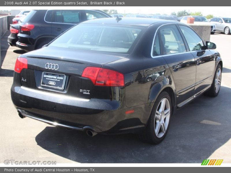Brilliant Black / Black 2008 Audi A4 2.0T Special Edition quattro Sedan