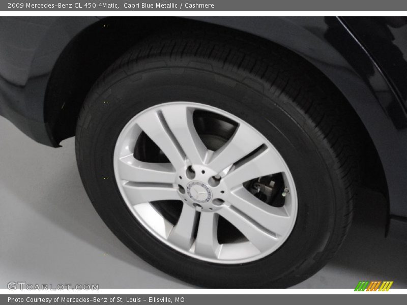 Capri Blue Metallic / Cashmere 2009 Mercedes-Benz GL 450 4Matic