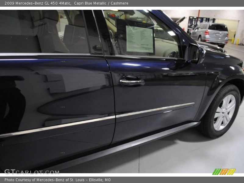 Capri Blue Metallic / Cashmere 2009 Mercedes-Benz GL 450 4Matic