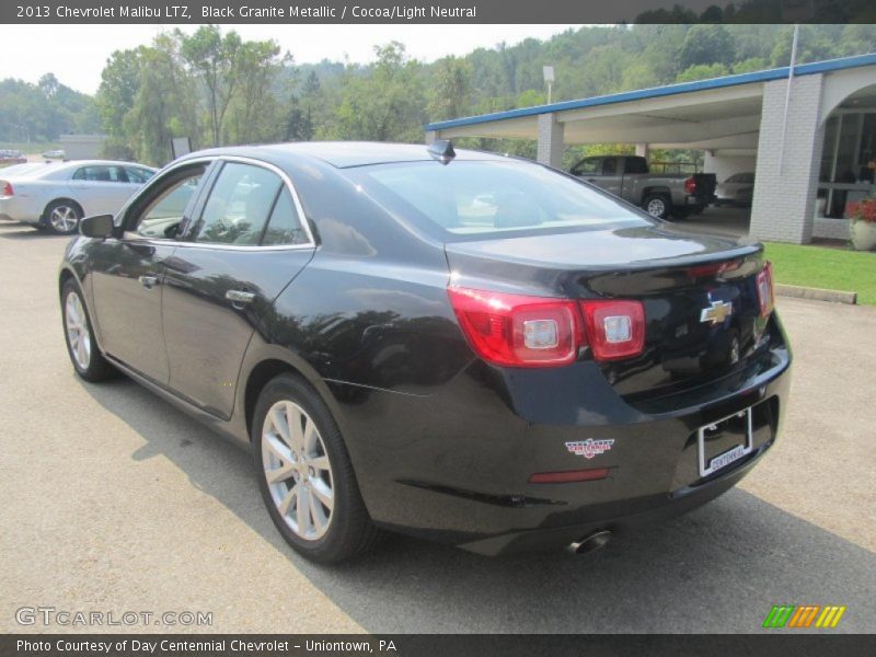 Black Granite Metallic / Cocoa/Light Neutral 2013 Chevrolet Malibu LTZ