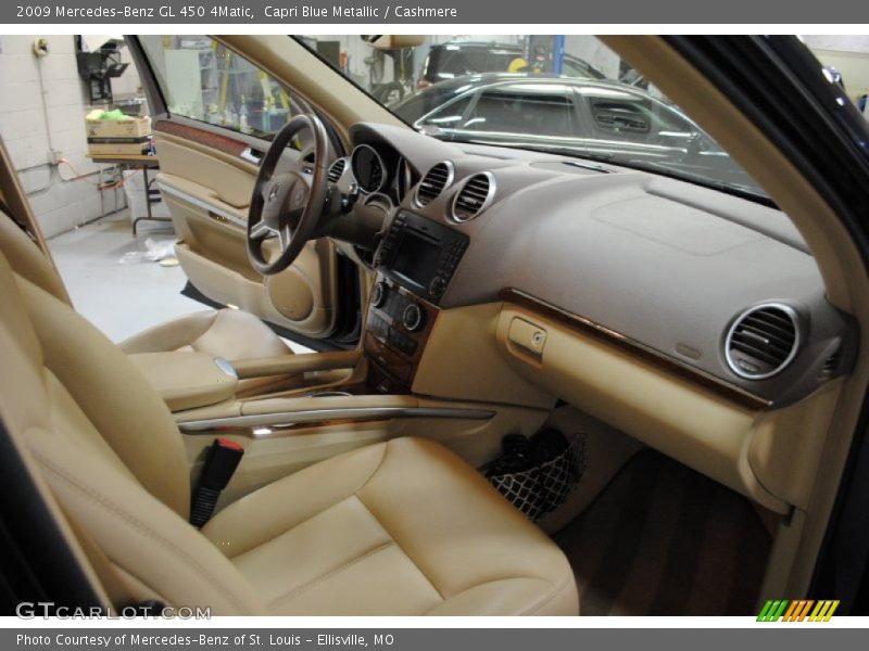 Capri Blue Metallic / Cashmere 2009 Mercedes-Benz GL 450 4Matic