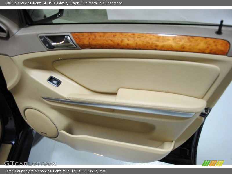 Capri Blue Metallic / Cashmere 2009 Mercedes-Benz GL 450 4Matic
