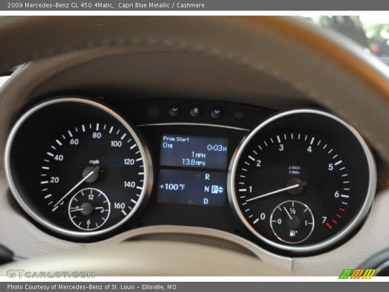 Capri Blue Metallic / Cashmere 2009 Mercedes-Benz GL 450 4Matic