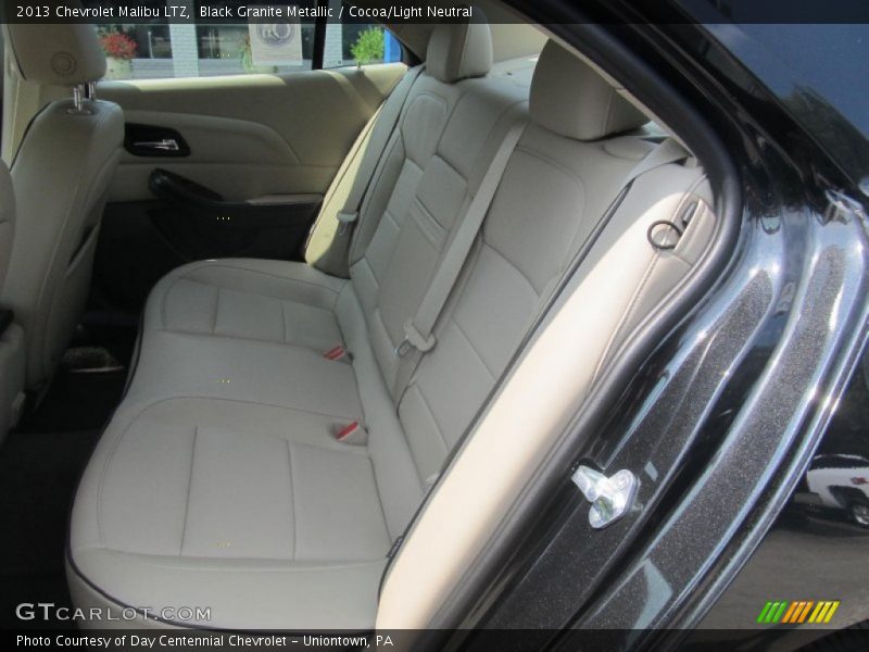 Rear Seat of 2013 Malibu LTZ