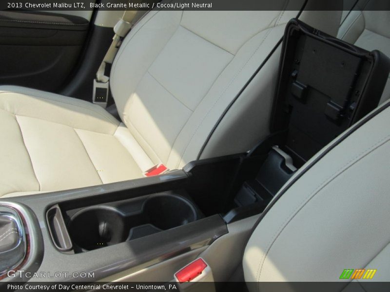 Black Granite Metallic / Cocoa/Light Neutral 2013 Chevrolet Malibu LTZ