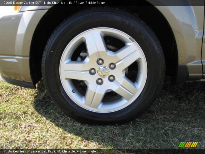 Light Khaki Metallic / Pastel Pebble Beige 2008 Dodge Caliber SXT