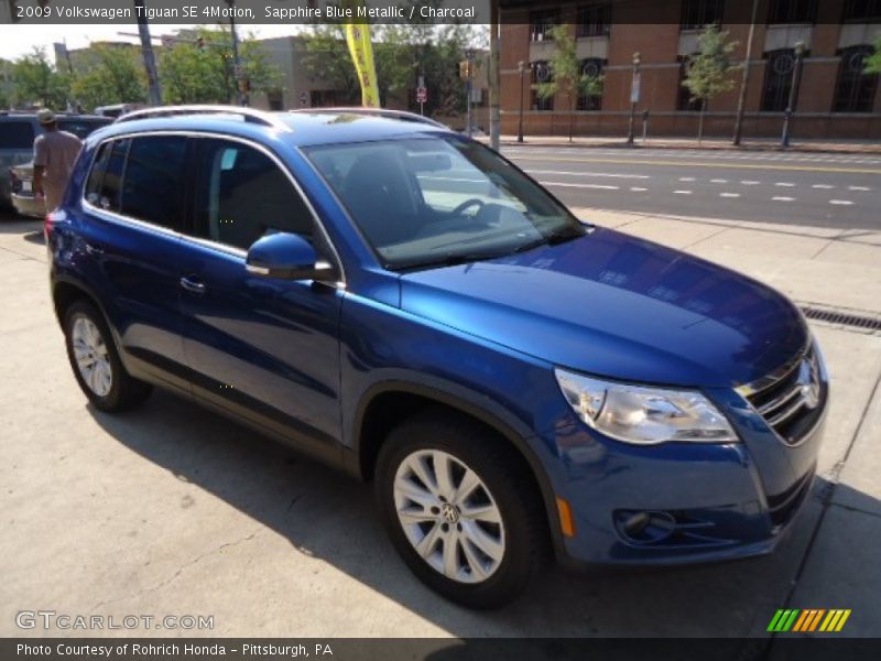 Sapphire Blue Metallic / Charcoal 2009 Volkswagen Tiguan SE 4Motion