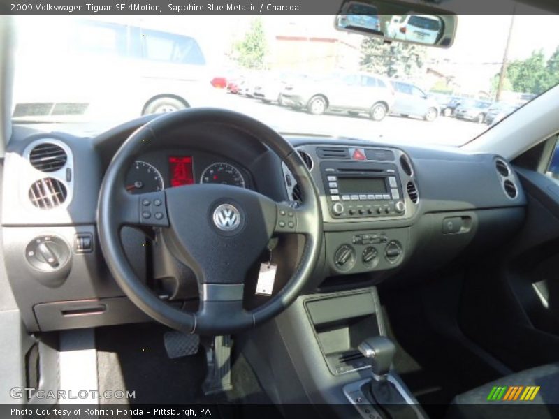 Sapphire Blue Metallic / Charcoal 2009 Volkswagen Tiguan SE 4Motion