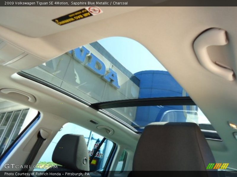 Sapphire Blue Metallic / Charcoal 2009 Volkswagen Tiguan SE 4Motion