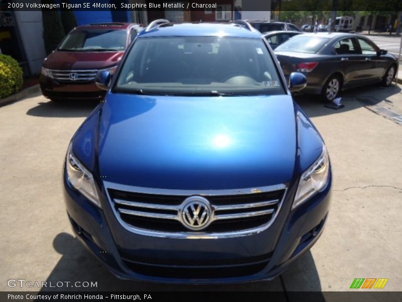 Sapphire Blue Metallic / Charcoal 2009 Volkswagen Tiguan SE 4Motion