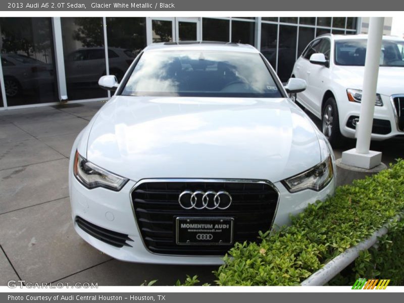 Glacier White Metallic / Black 2013 Audi A6 2.0T Sedan
