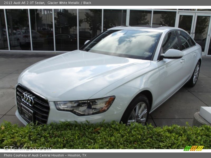 Glacier White Metallic / Black 2013 Audi A6 2.0T Sedan