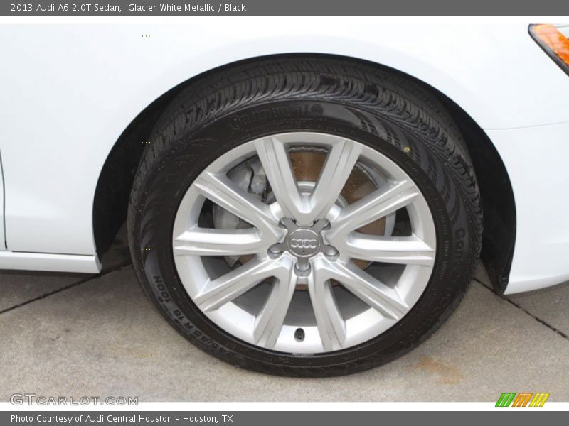 Glacier White Metallic / Black 2013 Audi A6 2.0T Sedan