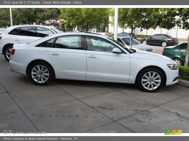 Glacier White Metallic / Black 2013 Audi A6 2.0T Sedan
