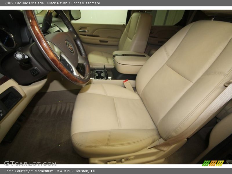 Black Raven / Cocoa/Cashmere 2009 Cadillac Escalade