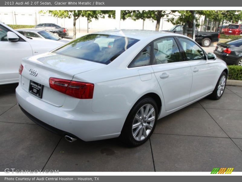 Glacier White Metallic / Black 2013 Audi A6 2.0T Sedan