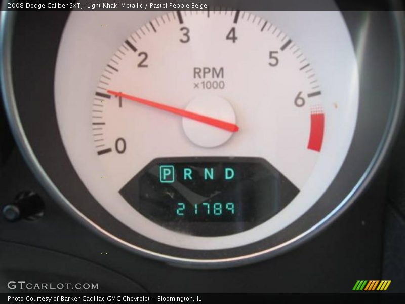Light Khaki Metallic / Pastel Pebble Beige 2008 Dodge Caliber SXT