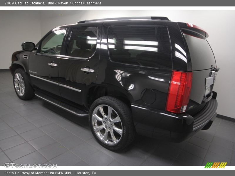 Black Raven / Cocoa/Cashmere 2009 Cadillac Escalade