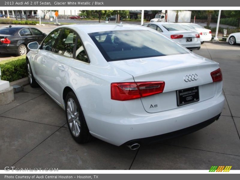 Glacier White Metallic / Black 2013 Audi A6 2.0T Sedan