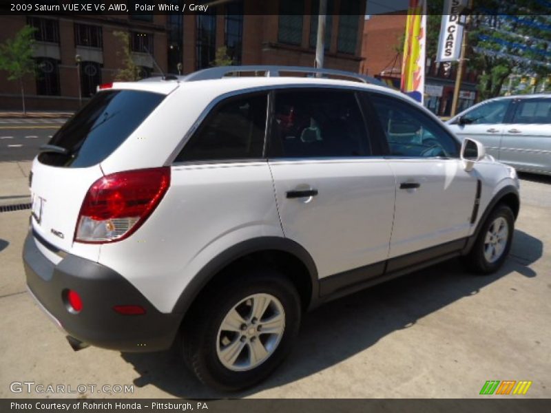 Polar White / Gray 2009 Saturn VUE XE V6 AWD