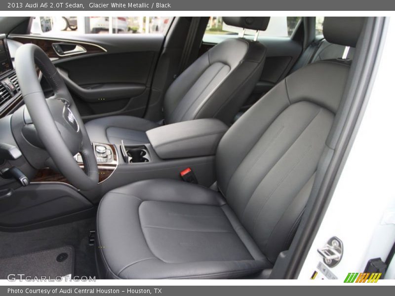 Glacier White Metallic / Black 2013 Audi A6 2.0T Sedan