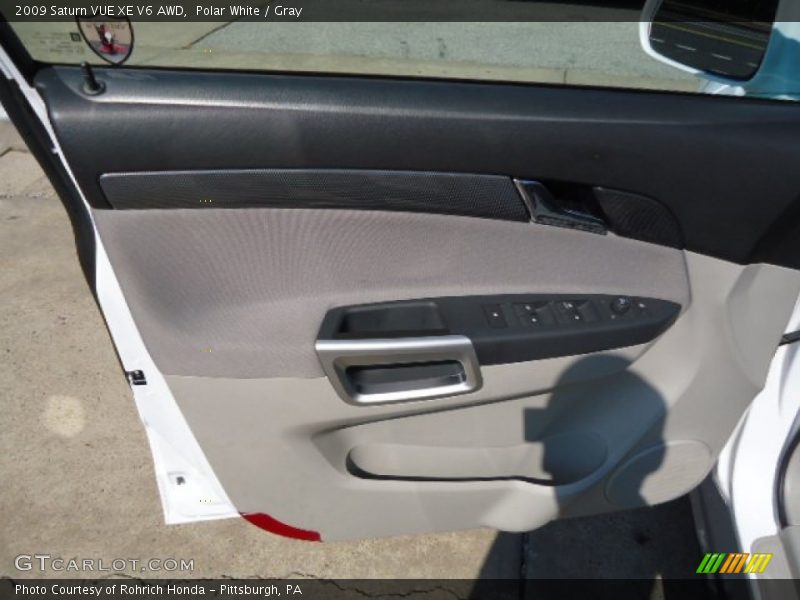 Polar White / Gray 2009 Saturn VUE XE V6 AWD