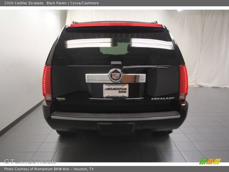 Black Raven / Cocoa/Cashmere 2009 Cadillac Escalade