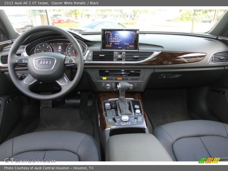 Glacier White Metallic / Black 2013 Audi A6 2.0T Sedan