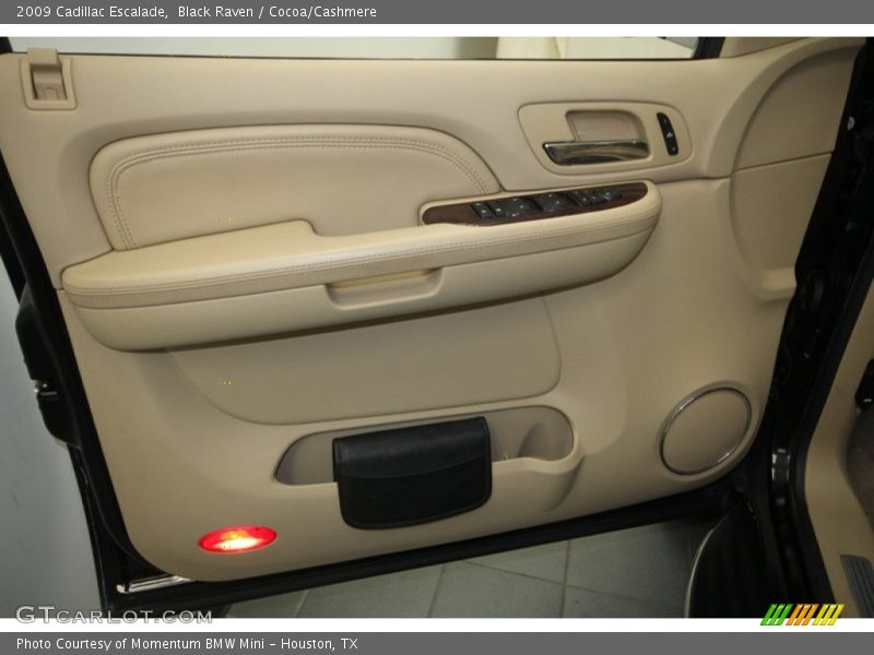 Black Raven / Cocoa/Cashmere 2009 Cadillac Escalade