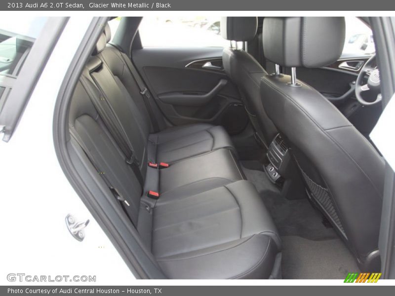 Glacier White Metallic / Black 2013 Audi A6 2.0T Sedan